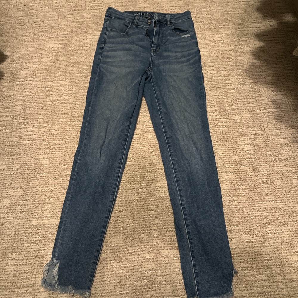 American Eagle Outfitters Dark Blue Skinny Jeans